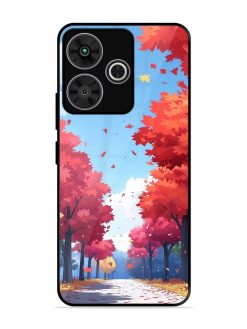 Autumn'S Embrace Glossy Soft Edge Case for Poco M6 Plus (5G)