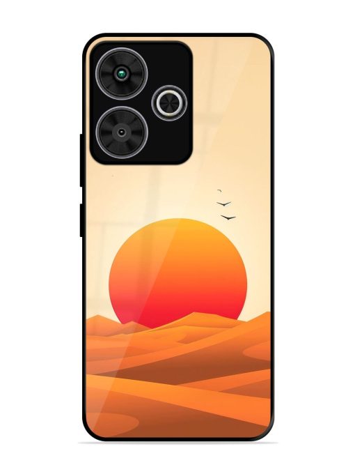 Desert Sunset Glossy Soft Edge Case for Poco M6 Plus (5G)