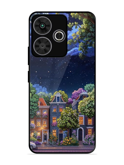 Moonlit Streets Glossy Soft Edge Case for Poco M6 Plus (5G)