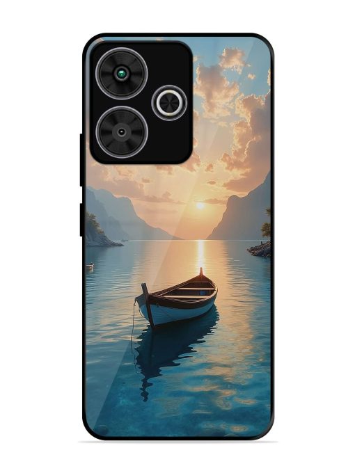 Serene Sunset Glossy Soft Edge Case for Poco M6 Plus (5G)