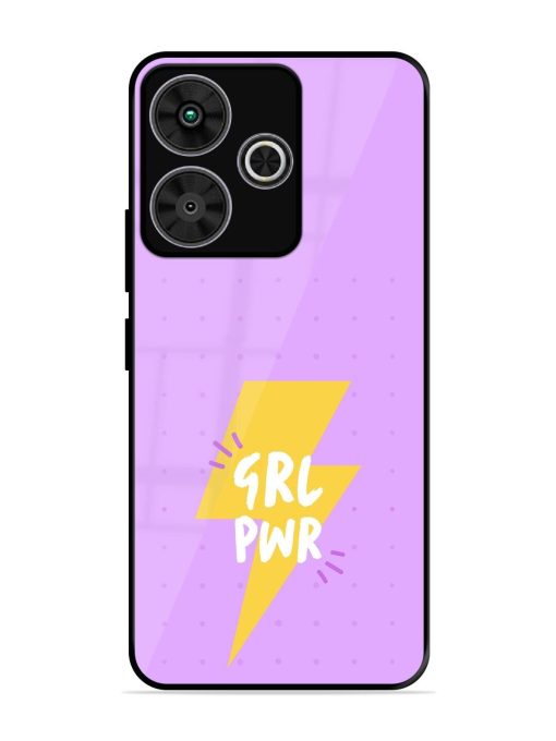 Girl Power Spark Glossy Soft Edge Case for Poco M6 Plus (5G)