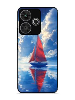 Crimson Sails Glossy Soft Edge Case for Poco M6 Plus (5G)