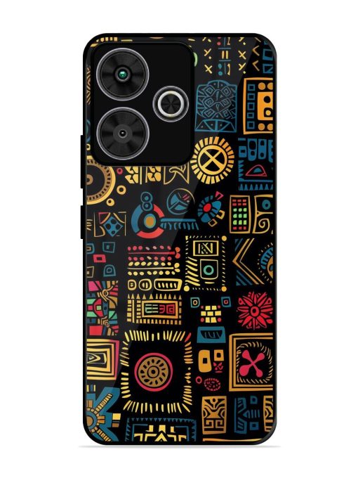 Tribal Tapestry Glossy Soft Edge Case for Poco M6 Plus (5G)