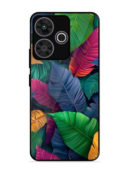 Tropical Tapestry Glossy Soft Edge Case for Poco M6 Plus (5G)