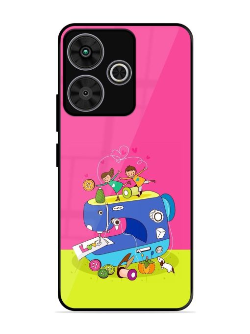 Sew Cute Glossy Soft Edge Case for Poco M6 Plus (5G)