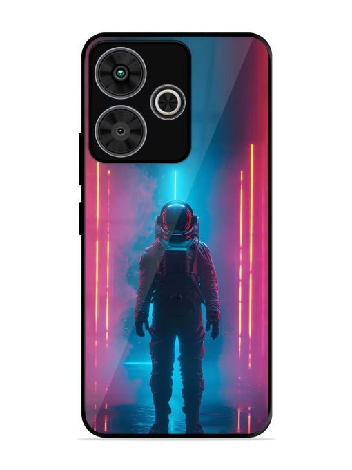 Neon Astronaut Glossy Soft Edge Case for Poco M6 Plus (5G)