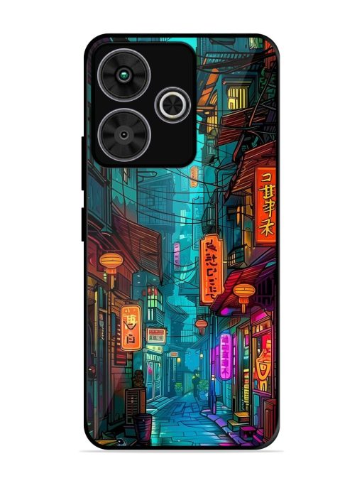 Neon Nightscape Glossy Soft Edge Case for Poco M6 Plus (5G)