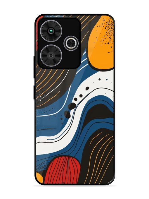 Abstract Expression Glossy Soft Edge Case for Poco M6 Plus (5G)