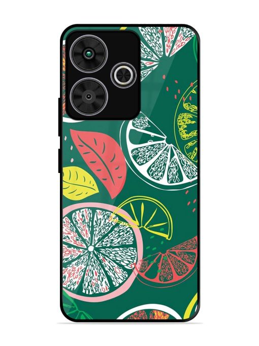 Citrus Symphony Glossy Soft Edge Case for Poco M6 Plus (5G)