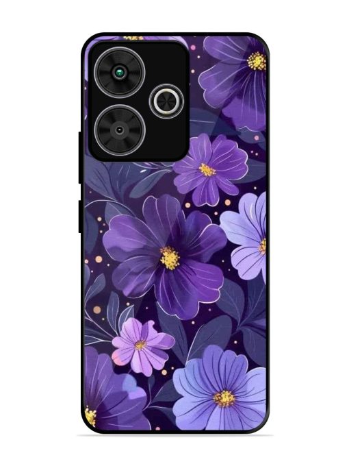 Purple Paradise Glossy Soft Edge Case for Poco M6 Plus (5G)