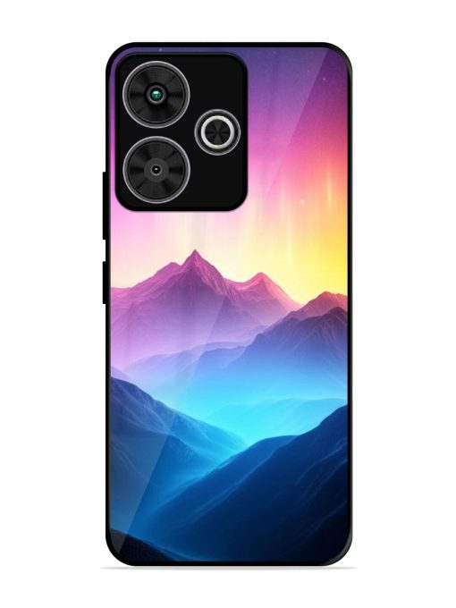 Cosmic Mountains Glossy Soft Edge Case for Poco M6 Plus (5G)