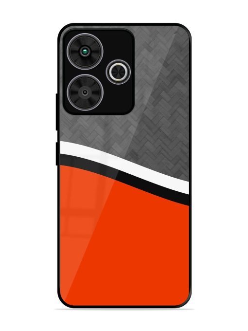 Bold Contrast Glossy Soft Edge Case for Poco M6 Plus (5G)