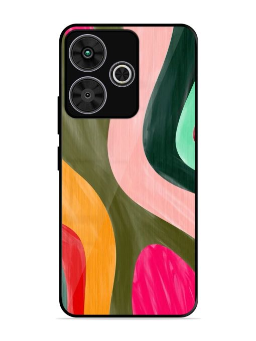 Wavy Wonderland Glossy Soft Edge Case for Poco M6 Plus (5G)