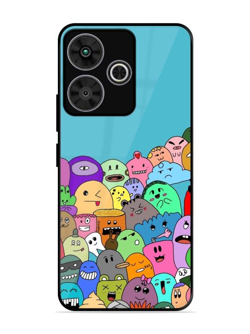 Monster Mash Glossy Soft Edge Case for Poco M6 Plus (5G)