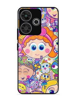 Distroller Friends Glossy Soft Edge Case for Poco M6 Plus (5G)
