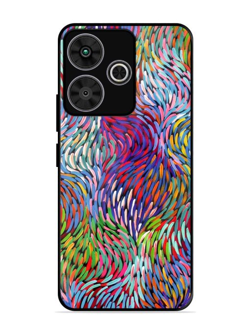 Vibrant Waves Glossy Soft Edge Case for Poco M6 Plus (5G)