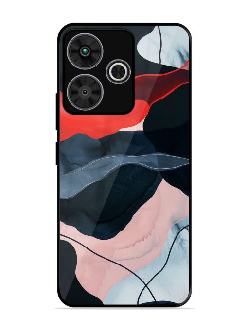 Dark Currents Glossy Soft Edge Case for Poco M6 Plus (5G)