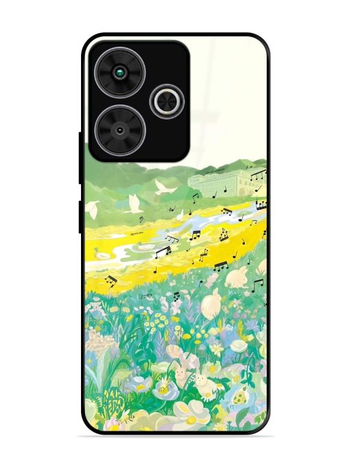 Melody In Bloom Glossy Soft Edge Case for Poco M6 Plus (5G)