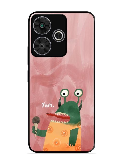 Hungry Monster Glossy Soft Edge Case for Poco M6 Plus (5G)