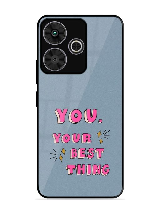 Self-Love Sparkles Glossy Soft Edge Case for Poco M6 Plus (5G)