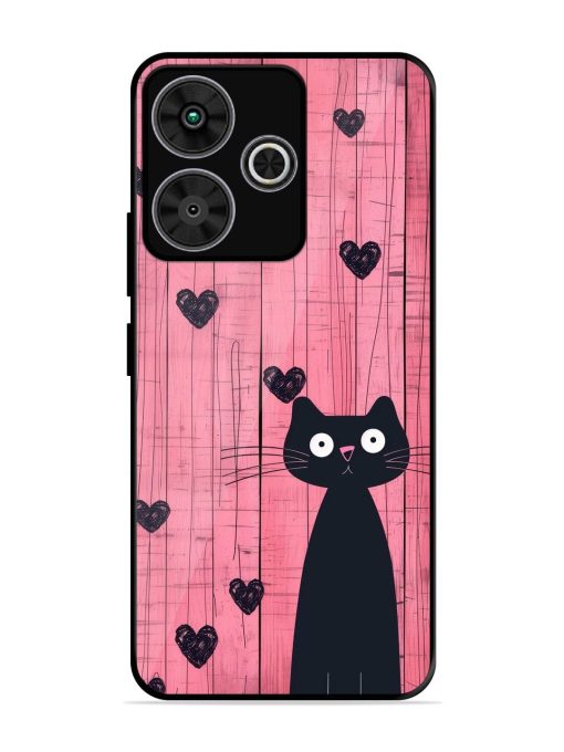 Feline Valentine'S Day Glossy Soft Edge Case for Poco M6 Plus (5G)