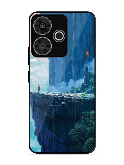 Solitude In The Sky Glossy Soft Edge Case for Poco M6 Plus (5G)