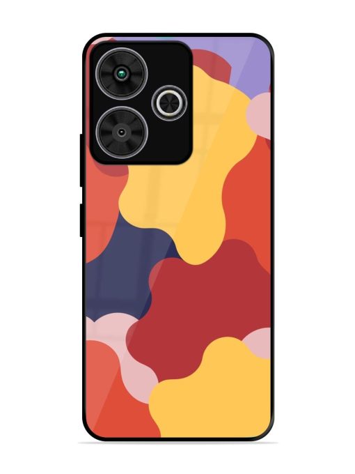 Gooey Color Chaos Glossy Soft Edge Case for Poco M6 Plus (5G)