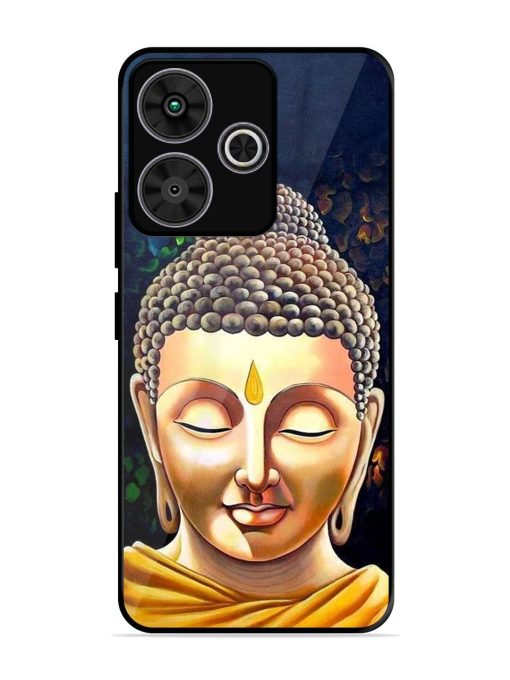 Buddha Face Glossy Soft Edge Case for Poco M6 Plus (5G)