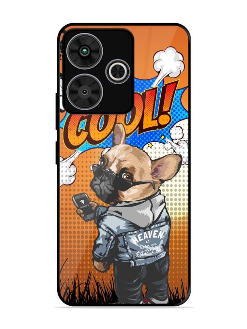 Cool Pup Glossy Soft Edge Case for Poco M6 Plus (5G)