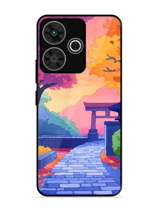 Autumnal Serenity Glossy Soft Edge Case for Poco M6 Plus (5G)