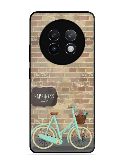 Pedaling Towards Happiness Glossy Soft Edge Case for Realme 13 Plus (5G)