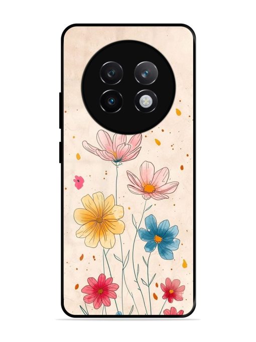 Delicate Bloom Glossy Soft Edge Case for Realme 13 Plus (5G)