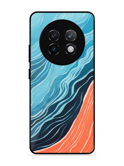 Oceanic Divide Glossy Soft Edge Case for Realme 13 Plus (5G)