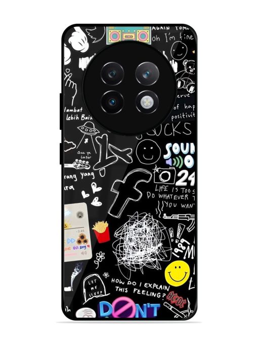 Doodle Diary Glossy Soft Edge Case for Realme 13 Plus (5G)