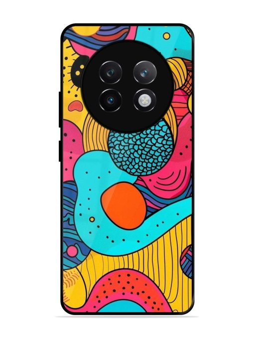 Psychedelic Patterns Glossy Soft Edge Case for Realme 13 Plus (5G)