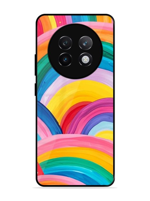 Rainbow Symphony Glossy Soft Edge Case for Realme 13 Plus (5G)