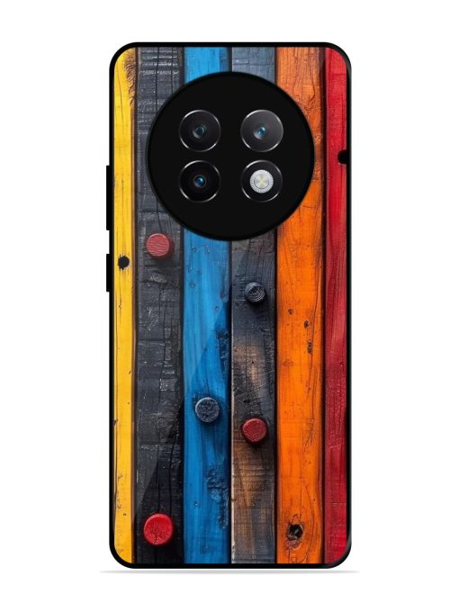 Rainbow Plank Glossy Soft Edge Case for Realme 13 Plus (5G)