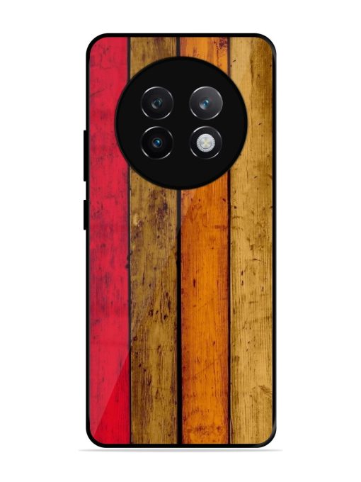 Colorful Woodgrain Glossy Soft Edge Case for Realme 13 Plus (5G)