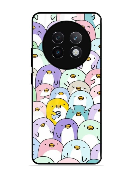 Penguin Party Glossy Soft Edge Case for Realme 13 Plus (5G)