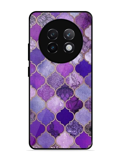 Purple Mosaic Magic Glossy Soft Edge Case for Realme 13 Plus (5G)