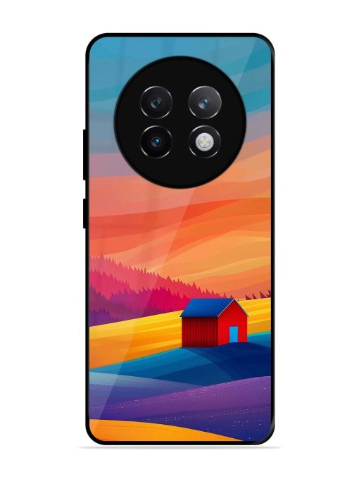 Sunset Solitude Glossy Soft Edge Case for Realme 13 Plus (5G)