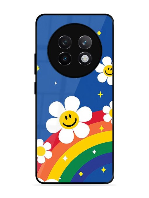Happy Daisies And Rainbow Sky Glossy Soft Edge Case for Realme 13 Plus (5G)