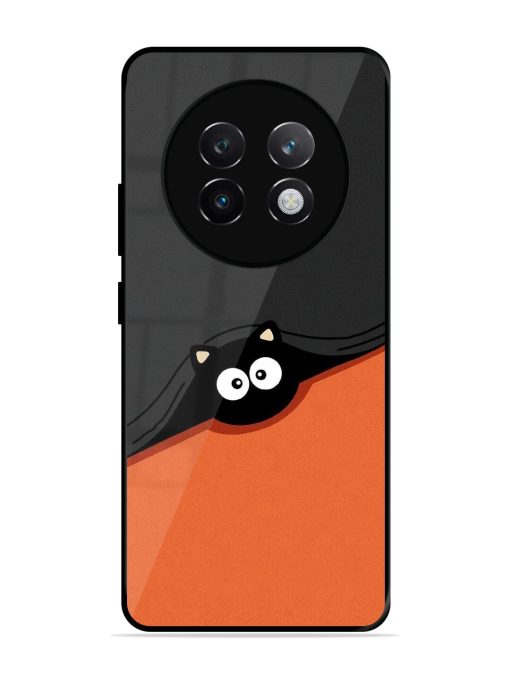 Peek-A-Boo Kitty Glossy Soft Edge Case for Realme 13 Plus (5G)