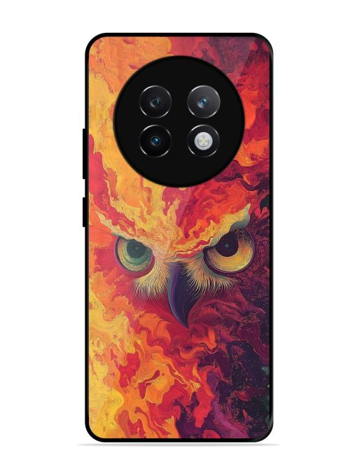 Fiery Owl Glossy Soft Edge Case for Realme 13 Plus (5G)