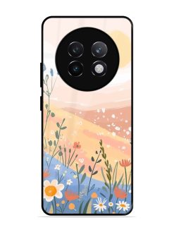 Golden Hour Blooms Glossy Soft Edge Case for Realme 13 Plus (5G)