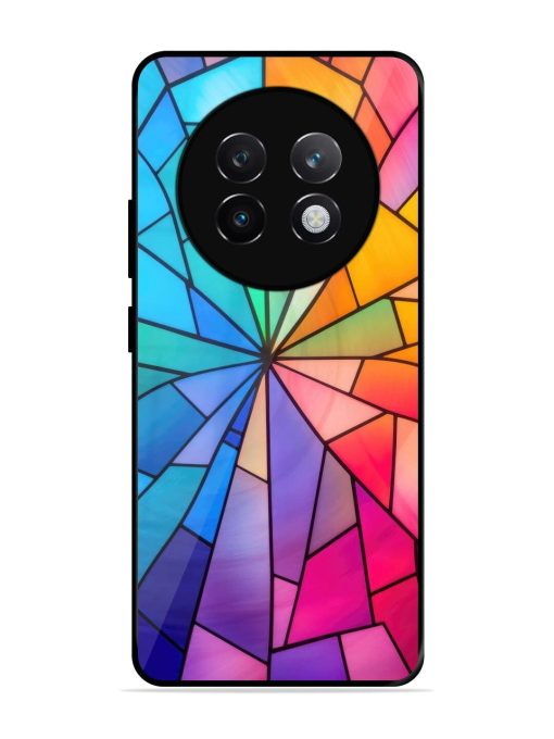 Stained Glass Kaleidoscope Of Colors Glossy Soft Edge Case for Realme 13 Plus (5G)