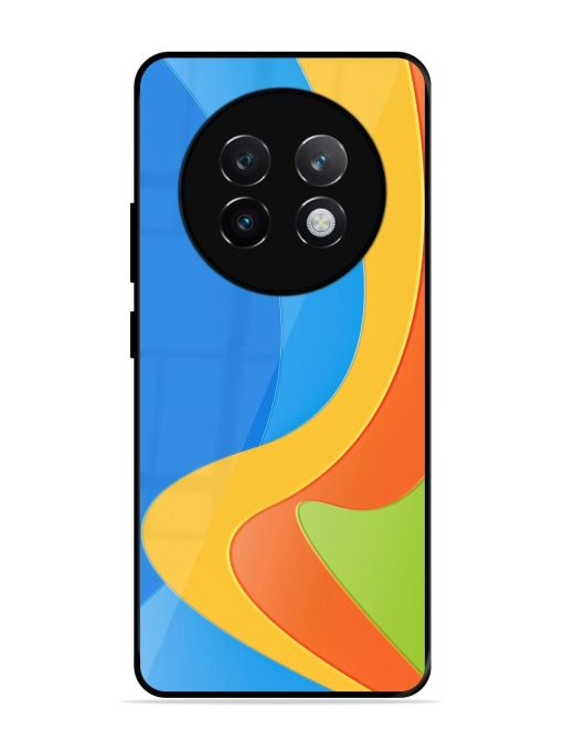 Curvy Color Cascade Glossy Soft Edge Case for Realme 13 Plus (5G)