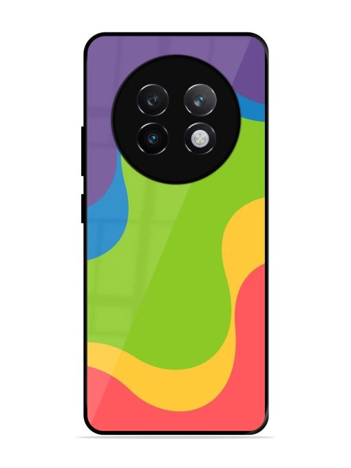 Wavy Rainbow Wonderland Glossy Soft Edge Case for Realme 13 Plus (5G)