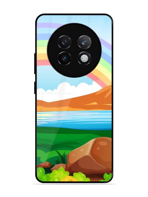 Rainbow Over The Lake Glossy Soft Edge Case for Realme 13 Plus (5G)