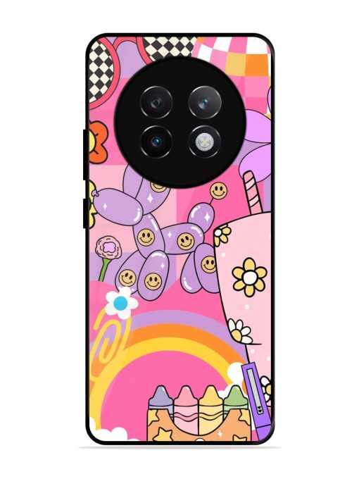 Whimsical Y2K Chaos Glossy Soft Edge Case for Realme 13 Plus (5G)